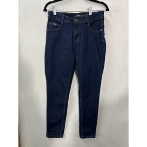 Stag Jeans Womens Mid Rise Straight Leg Stretch Denim Jeans Size 9/27 Dark Wash